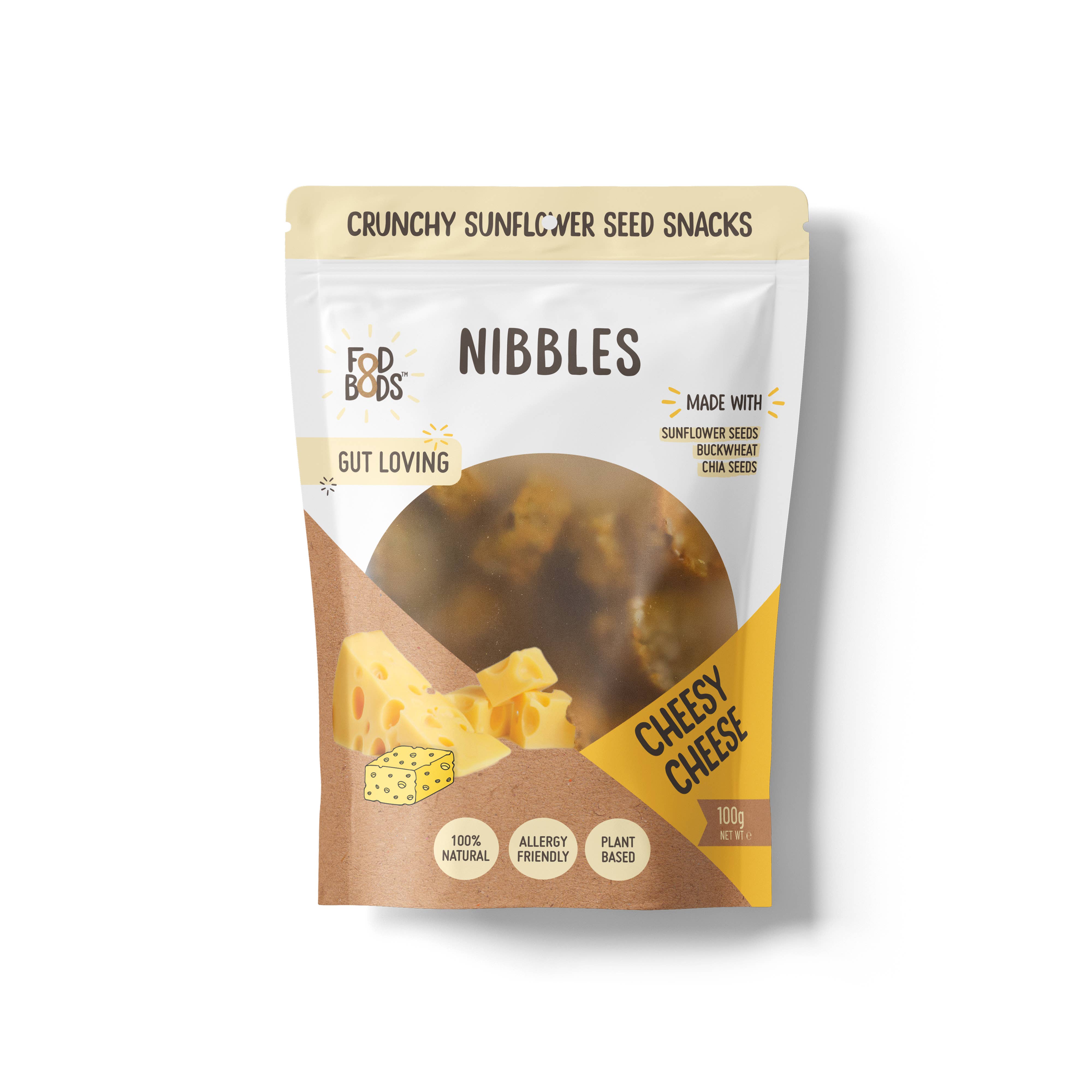 Fodbods - Wholesale Chocolate Covered Sweets - Fodbod Nibbles – Cheesy Cheese – 100g