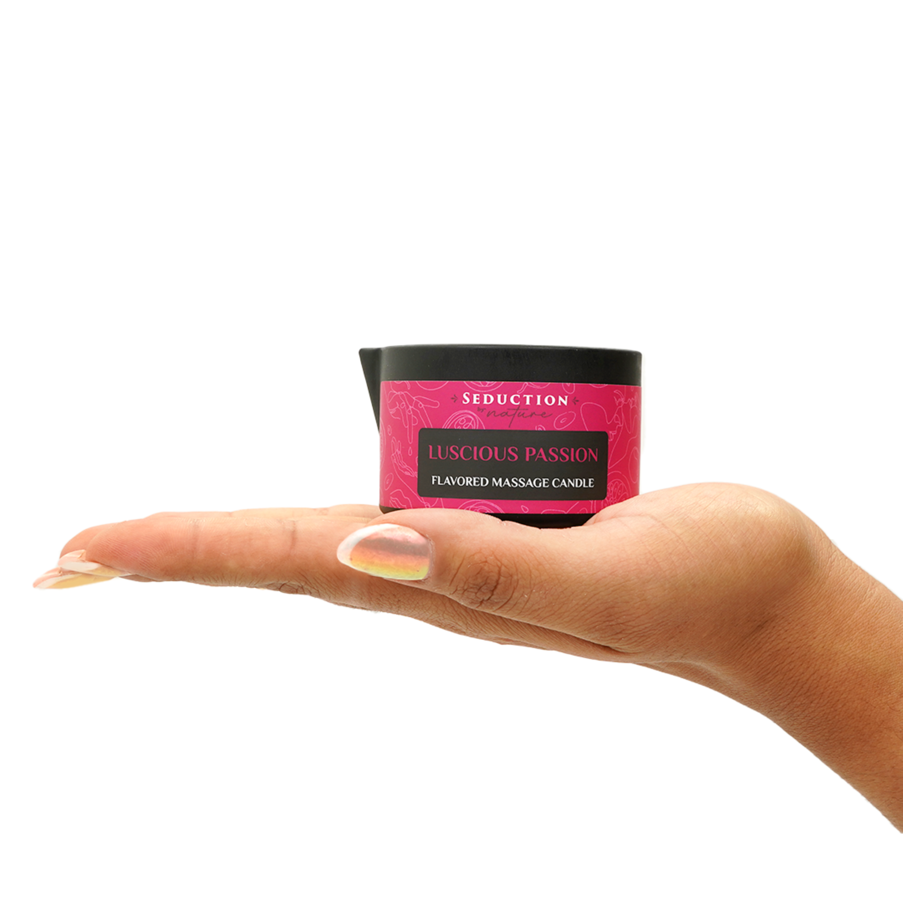 Seduction by Nature - Wholesale Sex Toy - Luscious Passion - Kissable Massage Candle 4