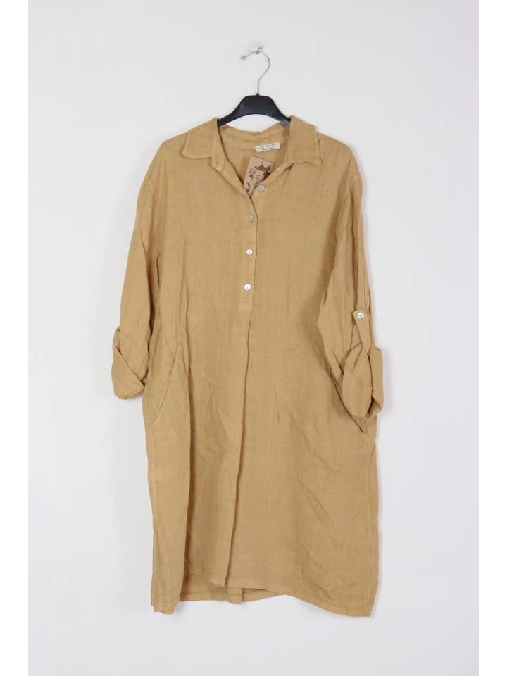 LÉA & LUC – Engroshandel Kjole - Dame – Korte kjoler i 100% hør REF. 135152