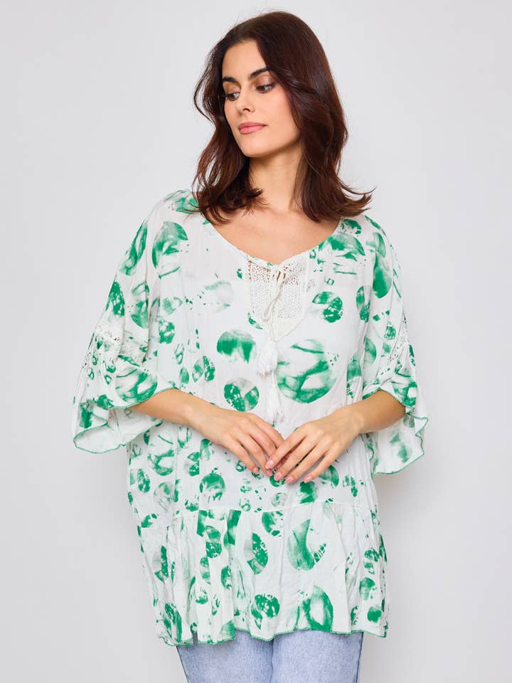 cfashion - Venta al por mayor Túnica - Mujer - Túnica estampada tallas grandes3