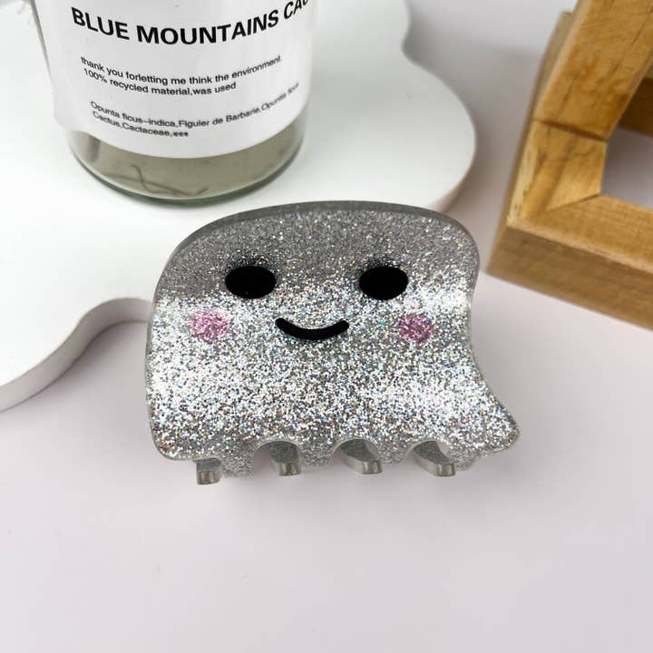 mildstyles - Wholesale Hair Clip - Women's - White Ghost Halloween Hair Clip