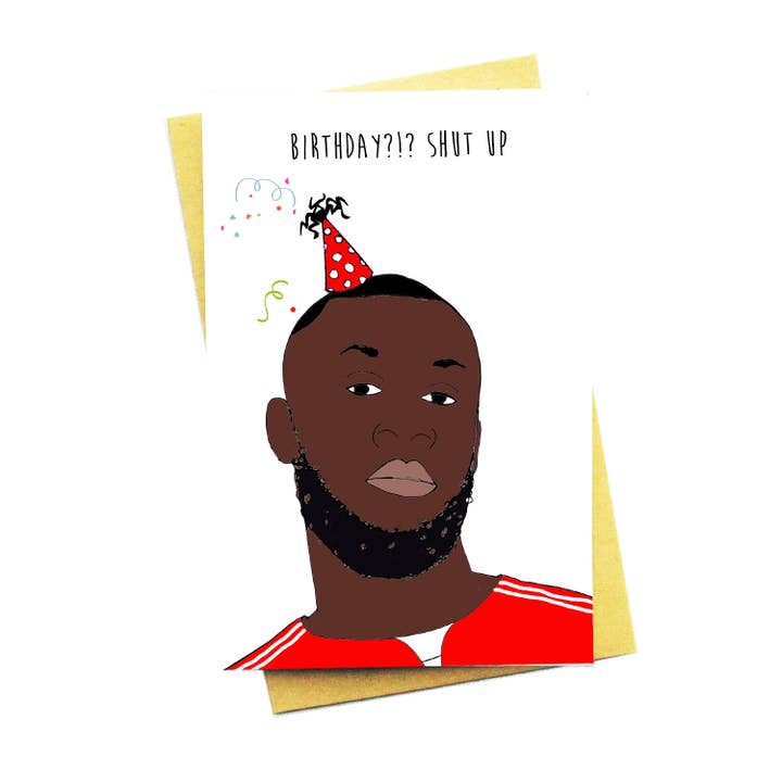 Birthday Shut Up Greeting Card for wholesale by Nocturnal Paper