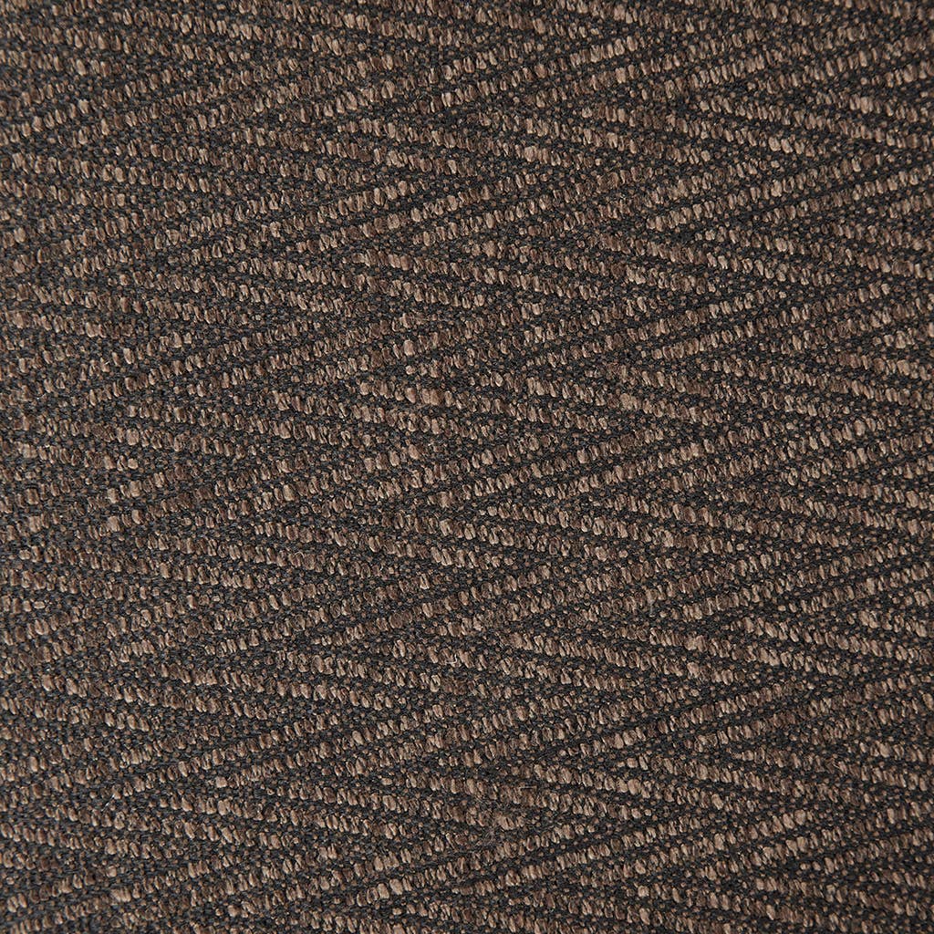 Olliix - Vente Chaises - Chaise pivotante à dossier bas en forme de tonneau, marron*8