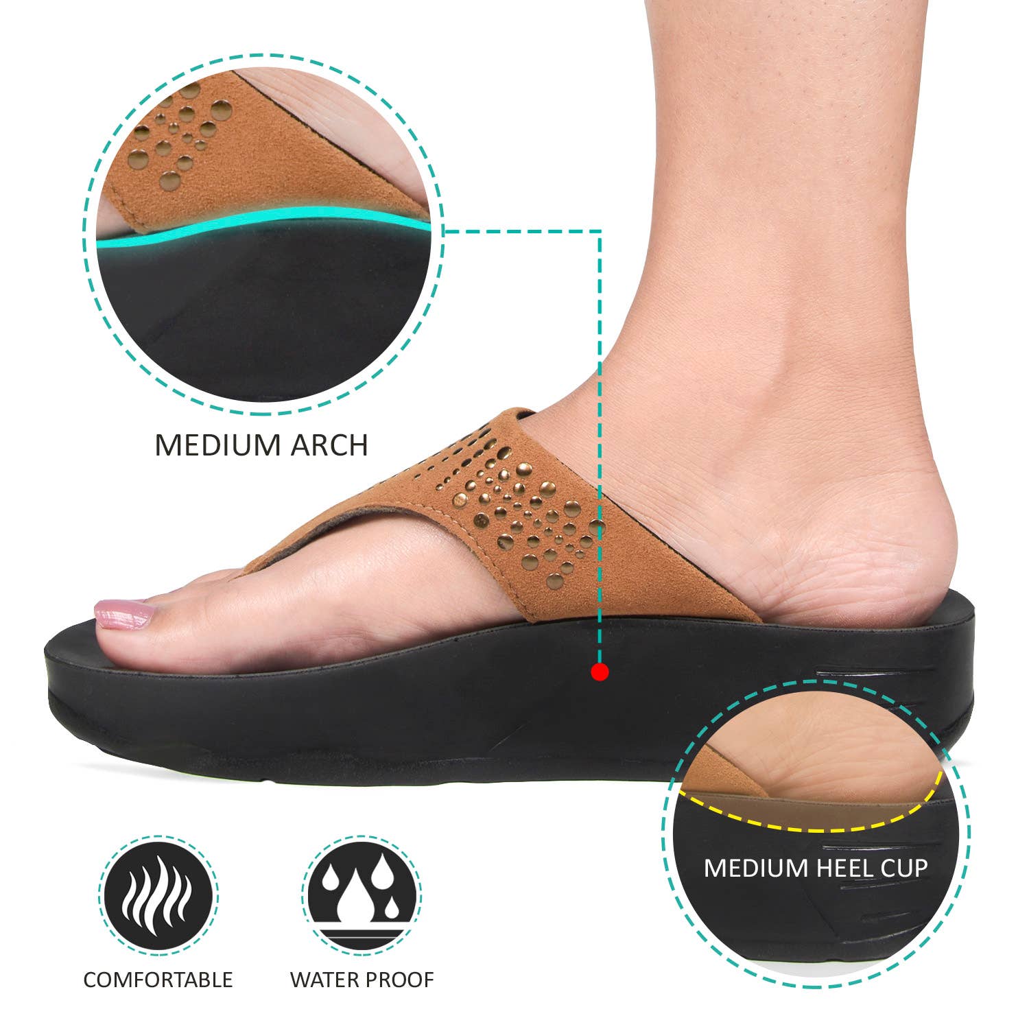 AEROSOFTFOOTWEAR - Wholesale Sandaal - Dames - Aerosoft - Dazzler platform sandalen voor dames3