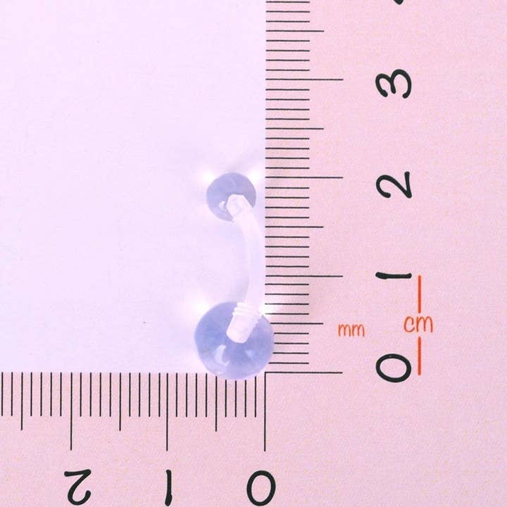 StockJWL - Wholesale Belly Ring - Bioflex Hypoallergenic Silicone Belly Button Ring, Antiallergic and Comfortable Belly Bar2