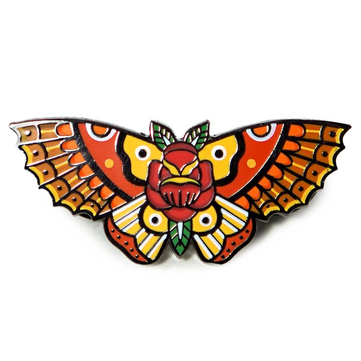Butterfly Enamel Pin for wholesale by Stuntin Goods