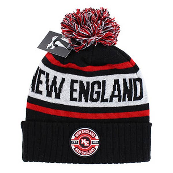 S & J Gift Inc - Wholesale Beanie - Women's - NEW ENGLAND , POM BEANIE One size fits Most1