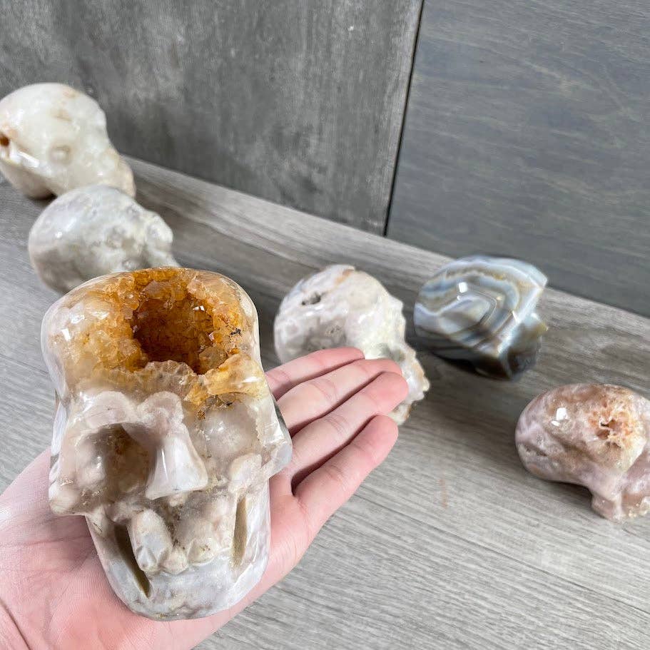 Keystone Crystals - Wholesale Spiritual Stone/Crystal - Assorted Crystal Skulls – Bulk Lot for Gift Shops111