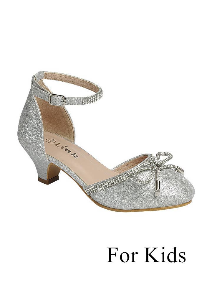 FASHION EMPORIO - Wholesale Low Heels - Women's - Kids Kitten Heel Party Shoes FL-DANA-71K