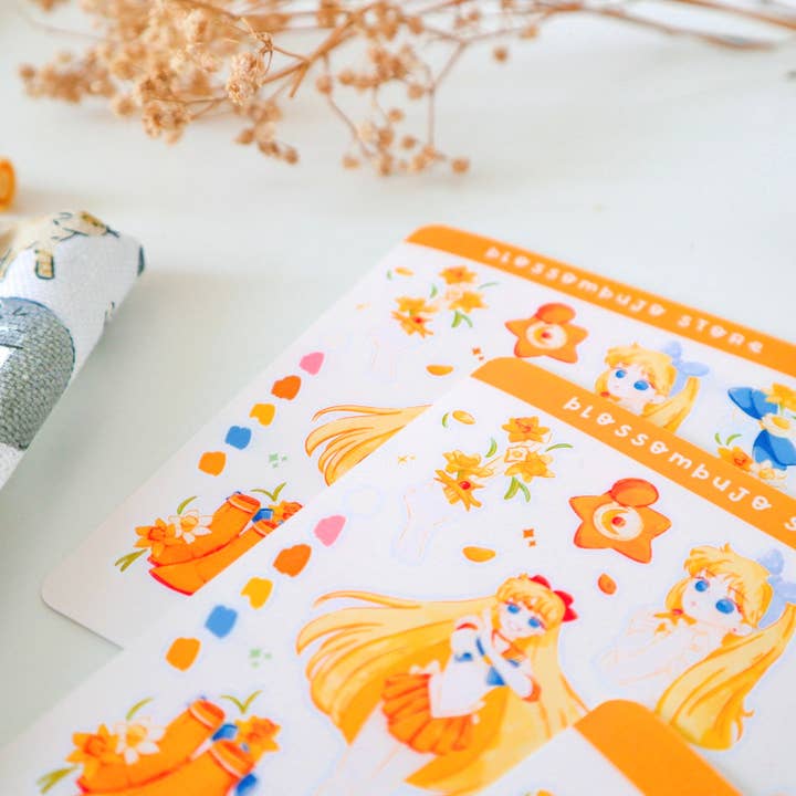 BlossomBujo Store - Wholesale Sticker - Stickersheet Vinyl - Sailor Moon24