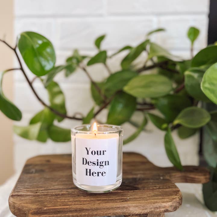 Illuminate Space - Wholesale Jar/Filled Candle - Custom Small Glass Tumbler Candle