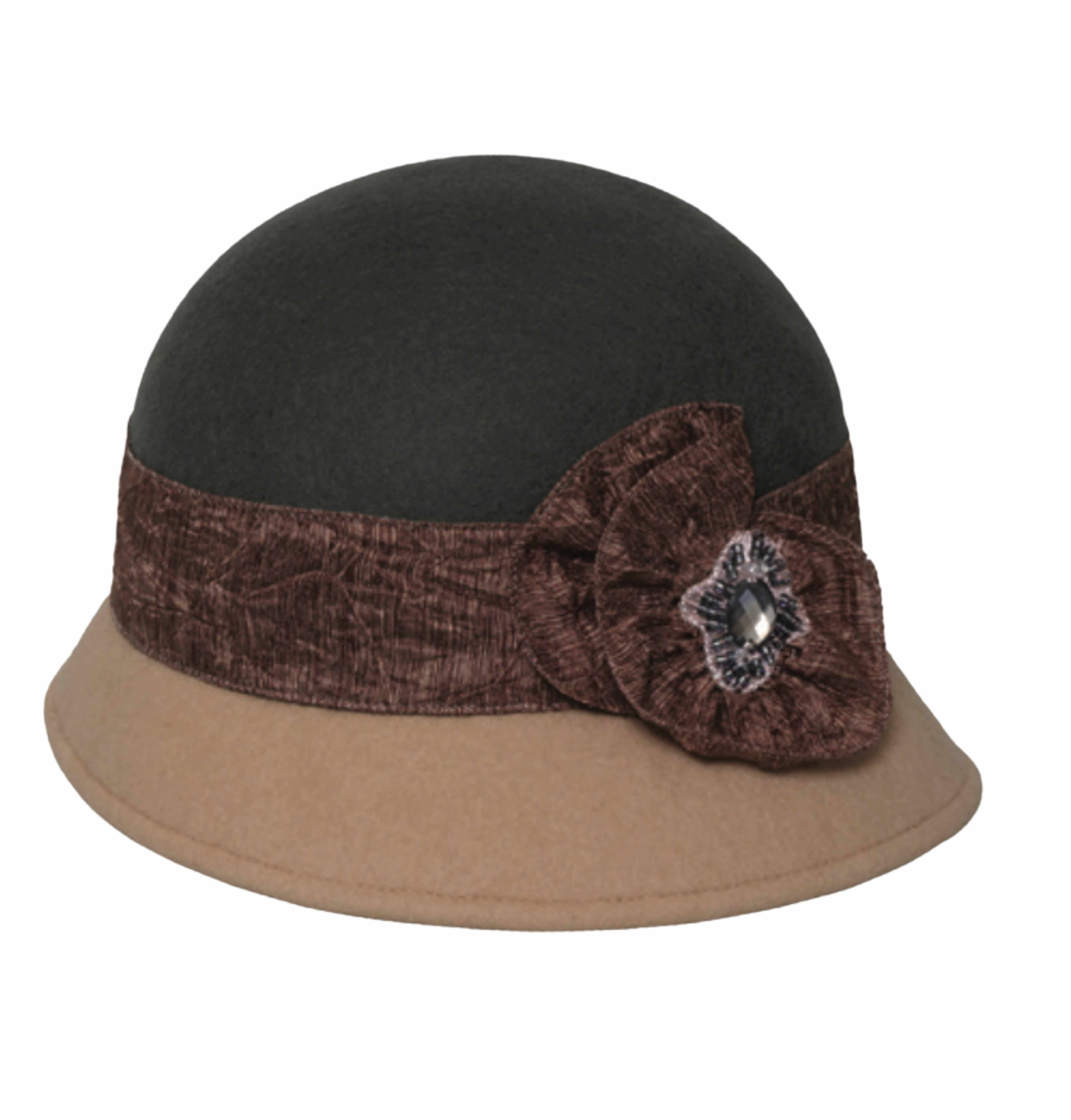 Toucan Hat Company/ Carole Amper - Vendita all'ingrosso Cappello cloche - Donna - Cloche a fascia increspata2