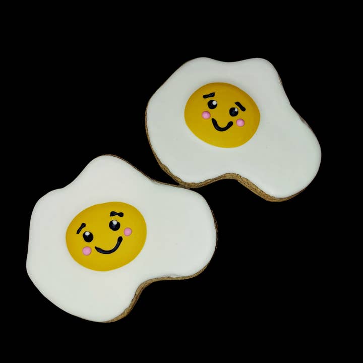 Eggs Cookie for wholesale by P.S. Paws Pet Bakery
