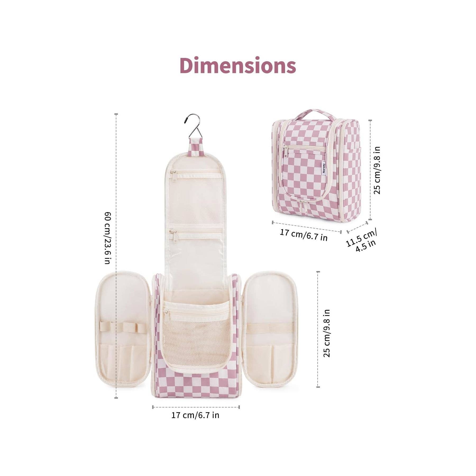 wandf - Wholesale Toiletry Bag - Women's - Hanging Travel Toiletry Cosmetic Bag for Women127
