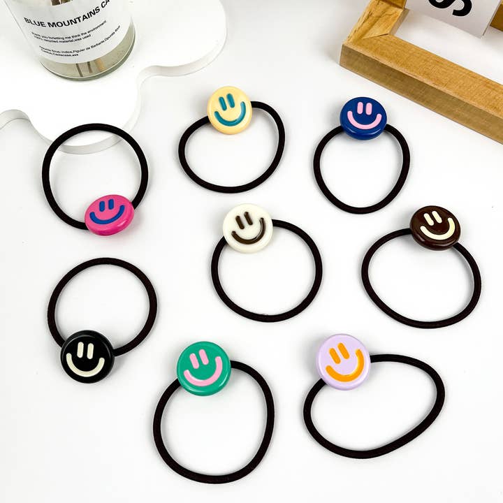 mildstyles - Wholesale Hair Tie - Cute smiley face hair tie8