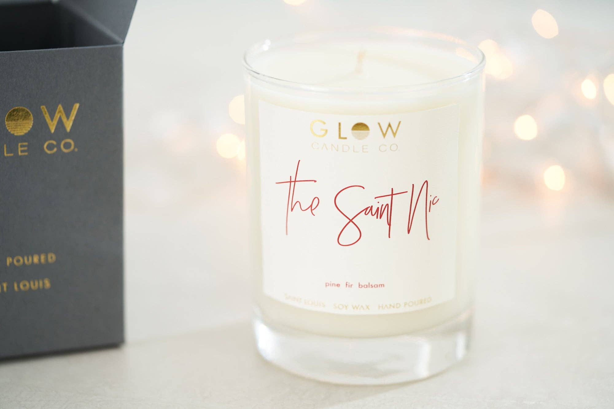 Glow Candle Co. - Wholesale Pot/gevulde kaars - De heilige Nic2