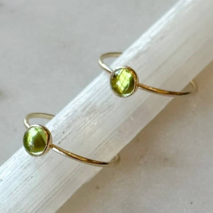 PERIDOT 5MM GEMSTONE RING for wholesale by Siren Jewelry