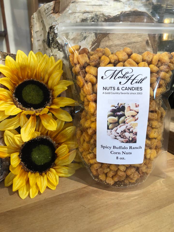 Spicy Buffalo Ranch Corn Nuggets for wholesale by Moke Hill Nuts and Candies