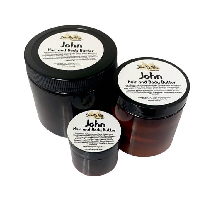 John Hair & Body Butter for wholesale by Shea My Way