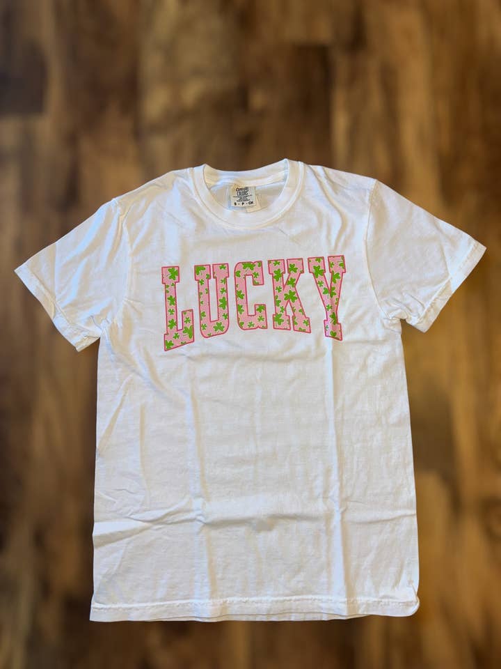 Boonedock Boutique Wholesale - Wholesale Screen Printed T-Shirt - Women's - Lucky Tee0