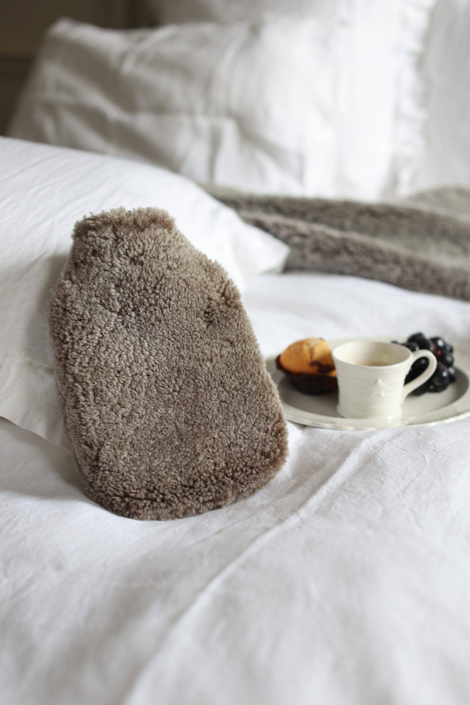 Owen Barry Ltd – wholesale Hot/cold compress – Hot Water Bottle Cover Swedish Taupe Brown | 0.8L Medium by Owen Barry0