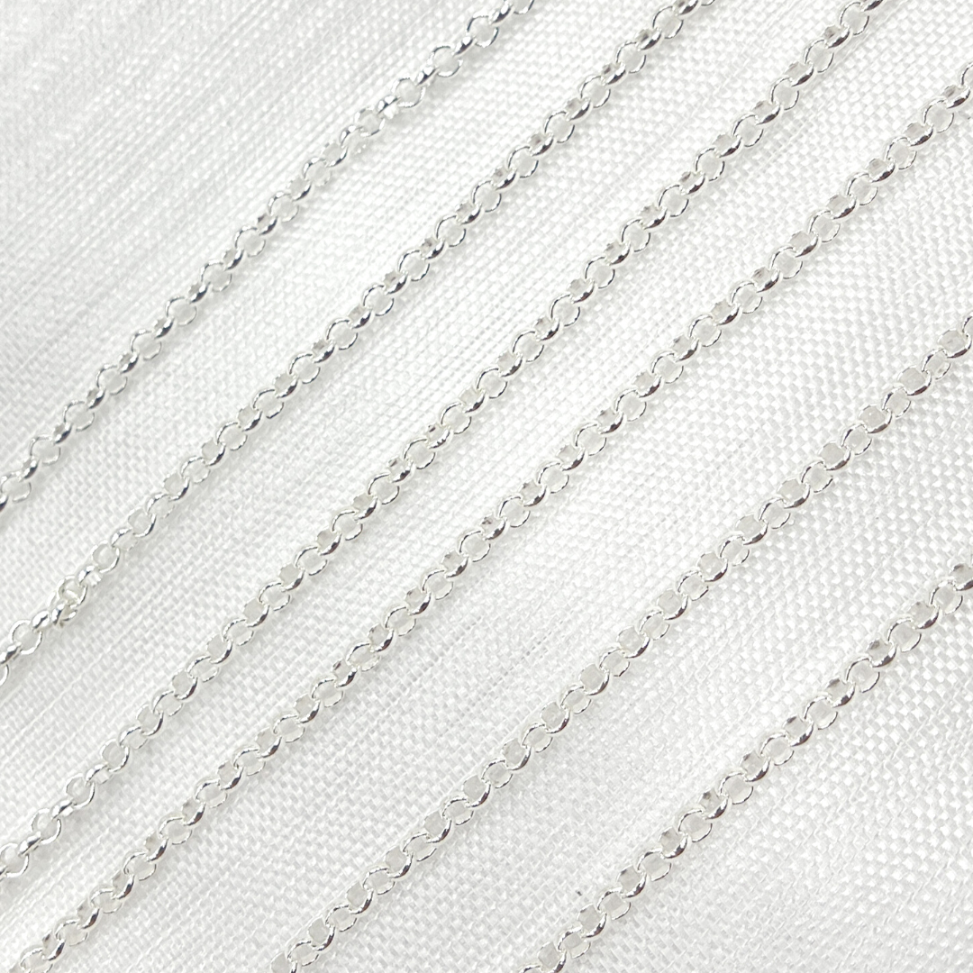 Tresor Jewelry Inc. - Vente Collier maille et chaîne - V107SS. Chaîne Rolo en argent sterling3