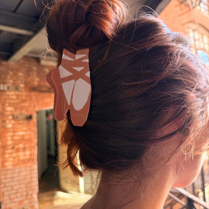 Rainbow Unicorn Birthday Surprise - Wholesale Hair Clip - Women's - Ballet Slipper Hair Claw Clip – Pink Dance-Inspired Accessory with Ribbon Ties for Ballerina Aesthetic & Elegant Hairstyles5