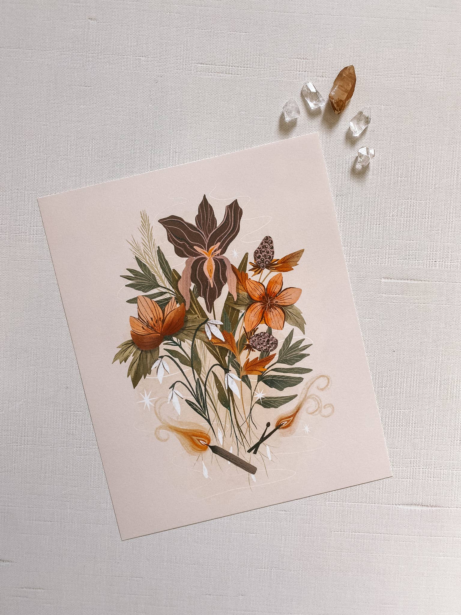 Lantern Print Co. - Wholesale Art Print - Art Print: Witch's Bouquet; 5x7, 8x10, 4x65