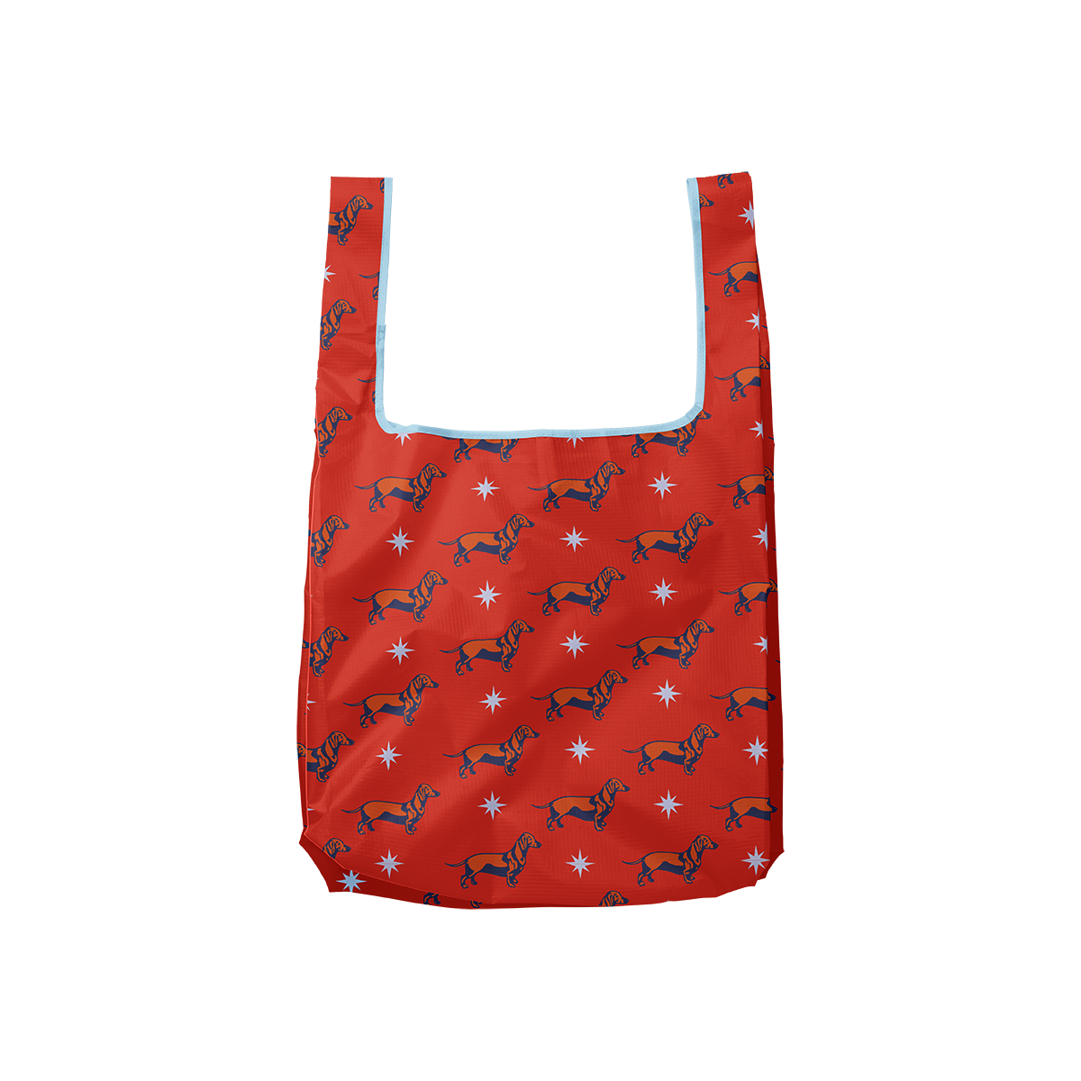 Lucky Goods Paper - Wholesale Tote Bag - Women's - Weenie Starburst Pattern Foldable Nylon Tote4