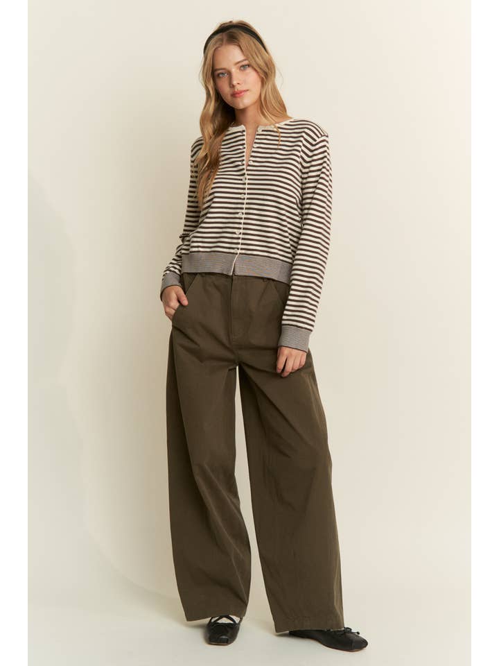 CANDESCENT - Wholesale Pants - Women's - High Rise Wide Leg Relaxed Pants