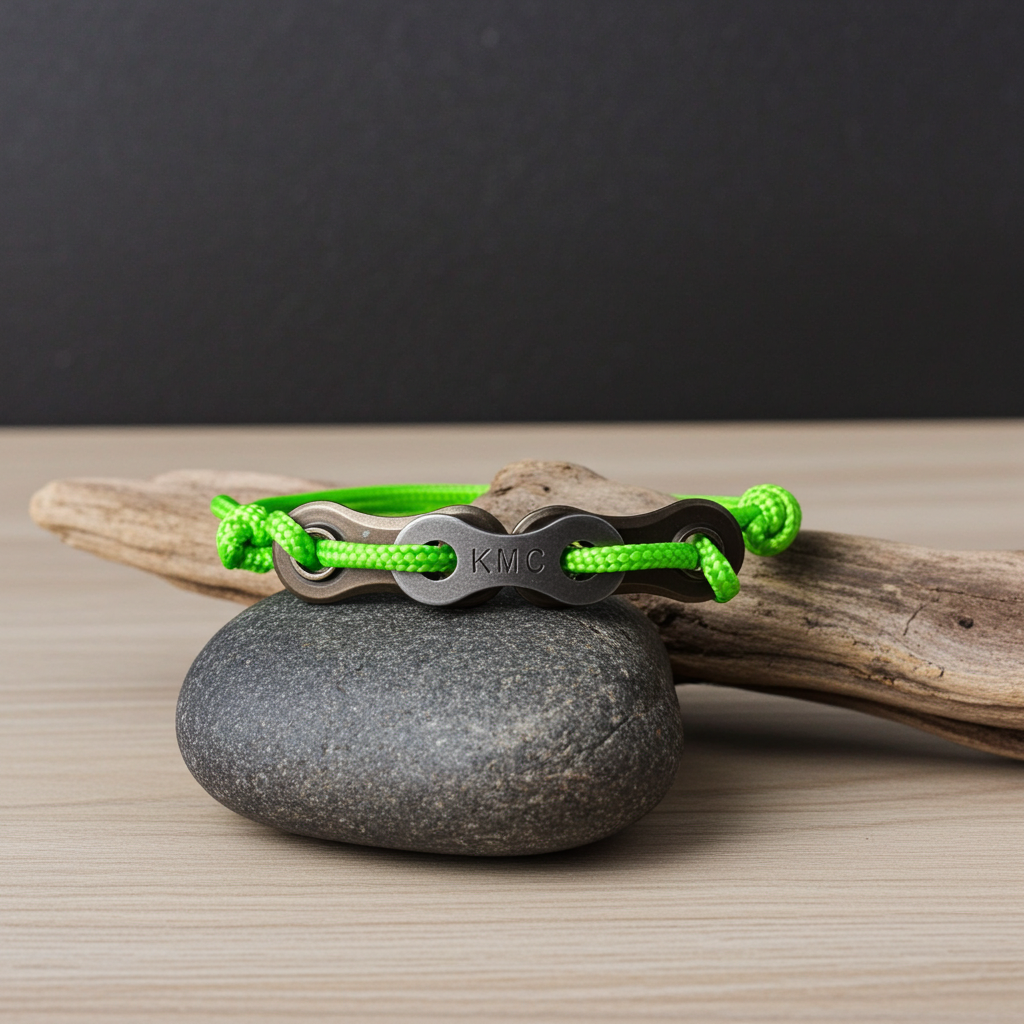 Chainium – Pulseira de missangas por atacado – Pulseira Neon Original com Corrente de Bicicleta de Aço e Cordão de 2 mm1