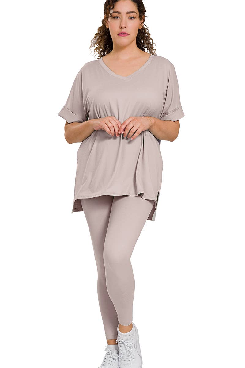 42POPS - Wholesale Lounge Set - Women's - `.Plus Microfiber Lounge Wear 2 Pc Set73