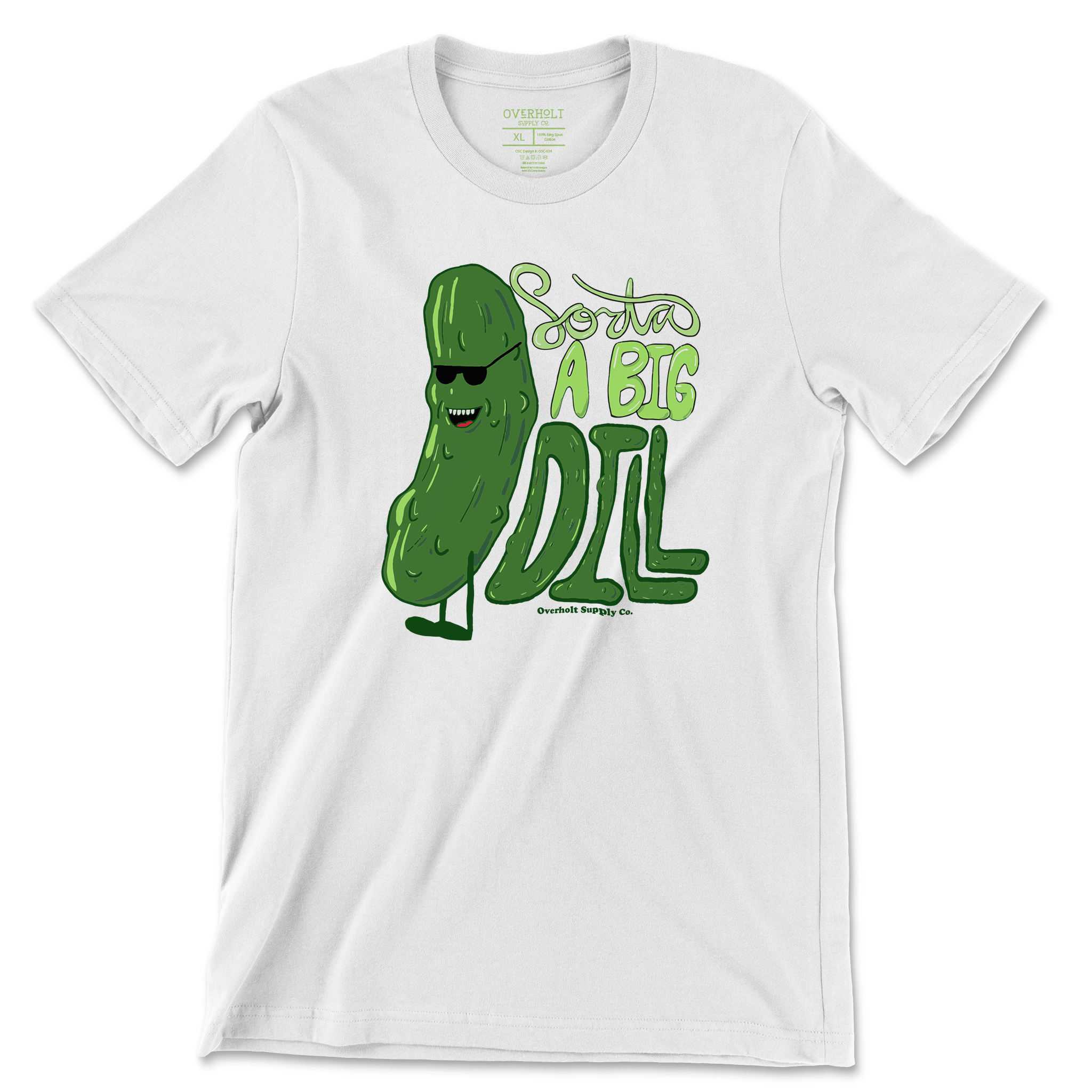 Overholt Supply Co. - Wholesale Screen Printed T-Shirt - Unisex - OSC-034 Big Dill6