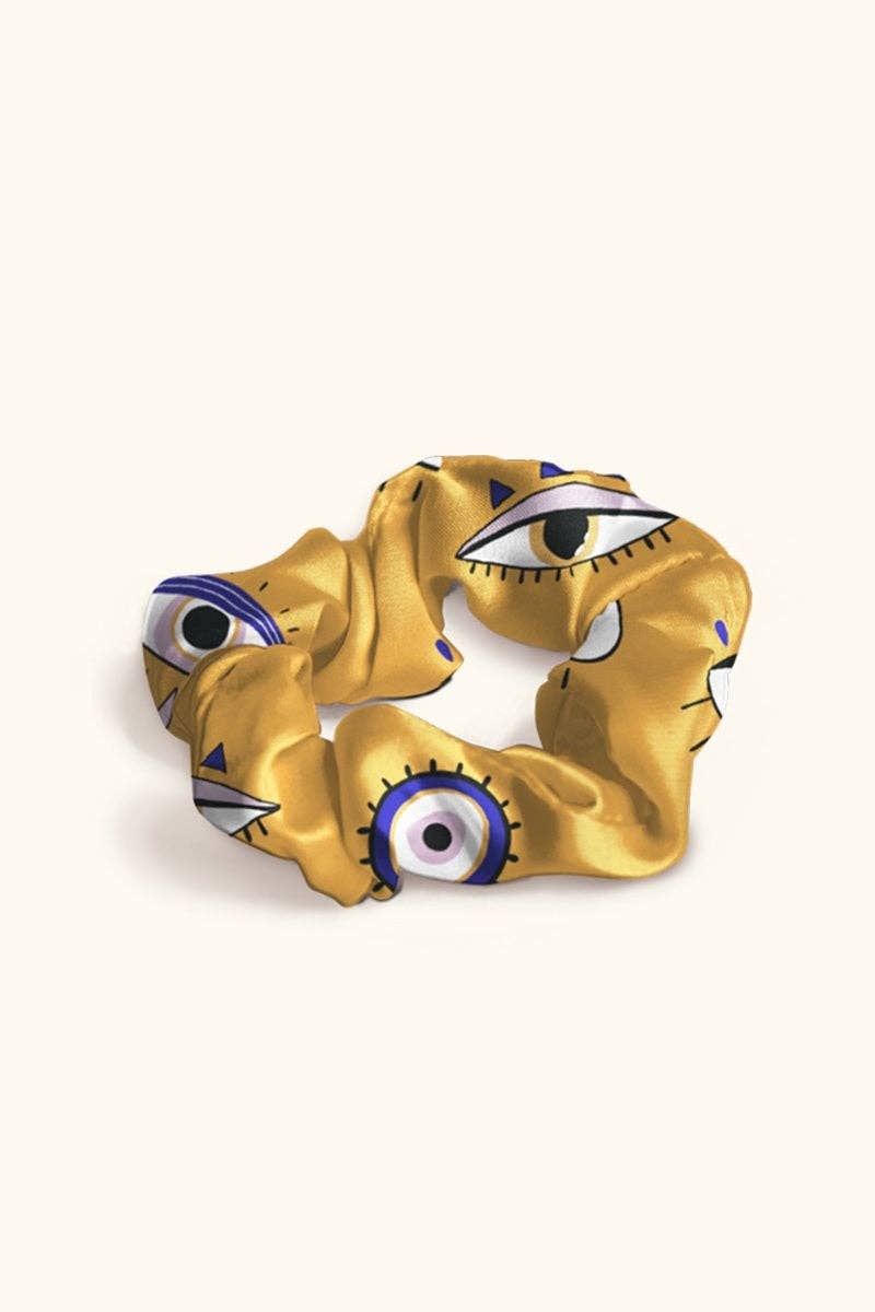 Bronze Eyes Amara Scrunchy for wholesale on Faire