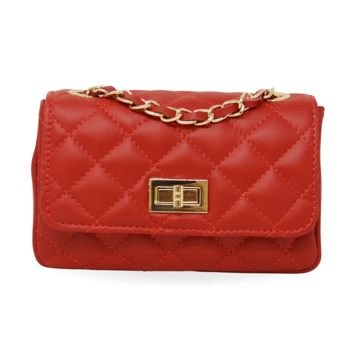 GF1195 GENUINE ITALIAN LEATHER EVENING CROSSBODY for wholesale by German Fuentes Handbags