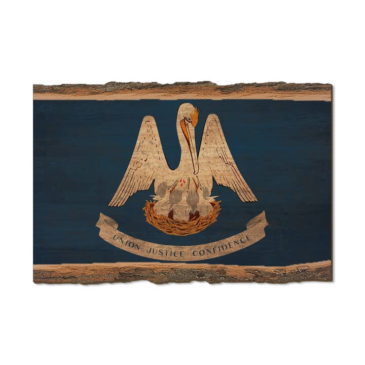 Louisiana State Flag - Live Edge for wholesale by DaydreamHQ