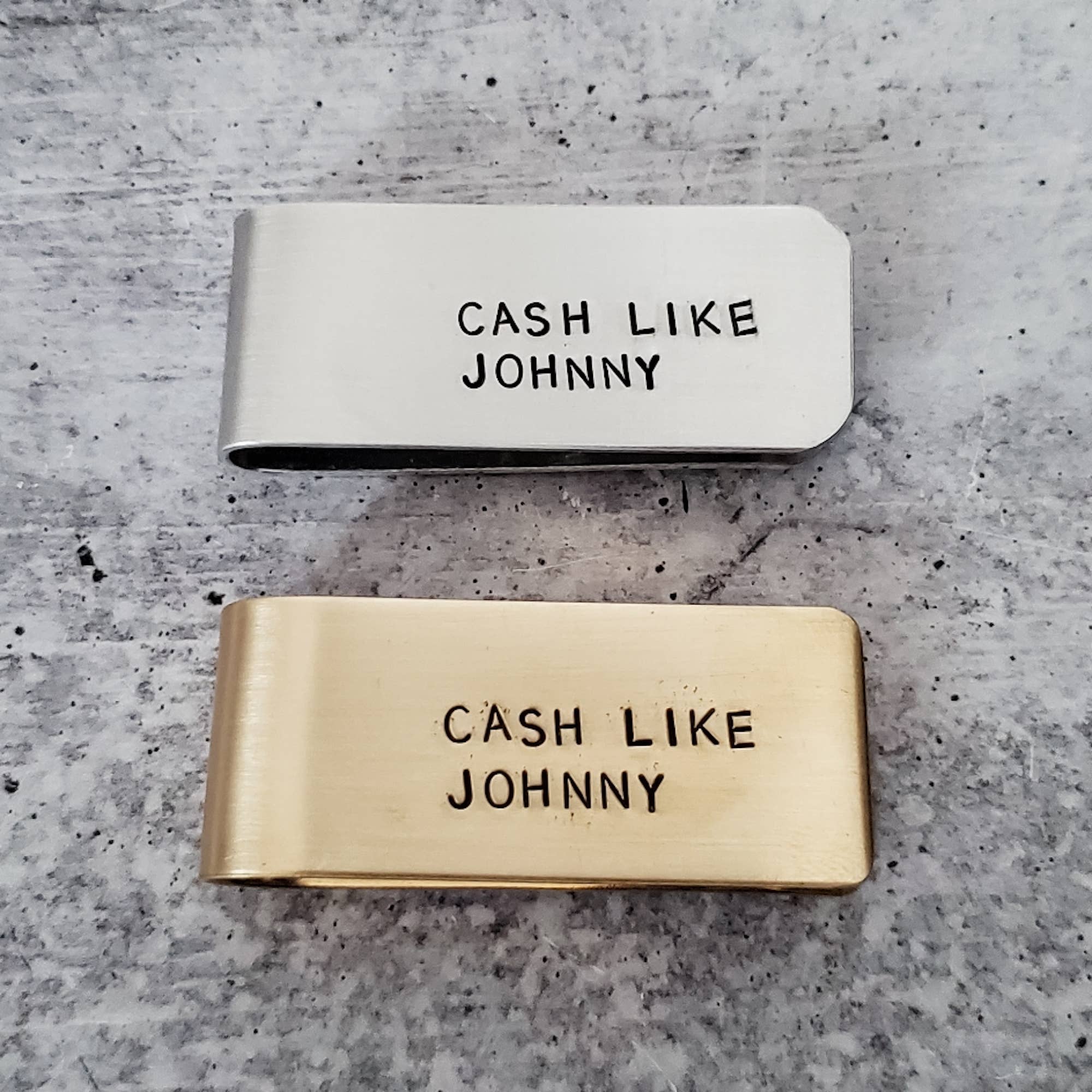 Salt and Sparkle – wholesale Money clip – Unisex – CASH LIKE JOHNNY Money Clip