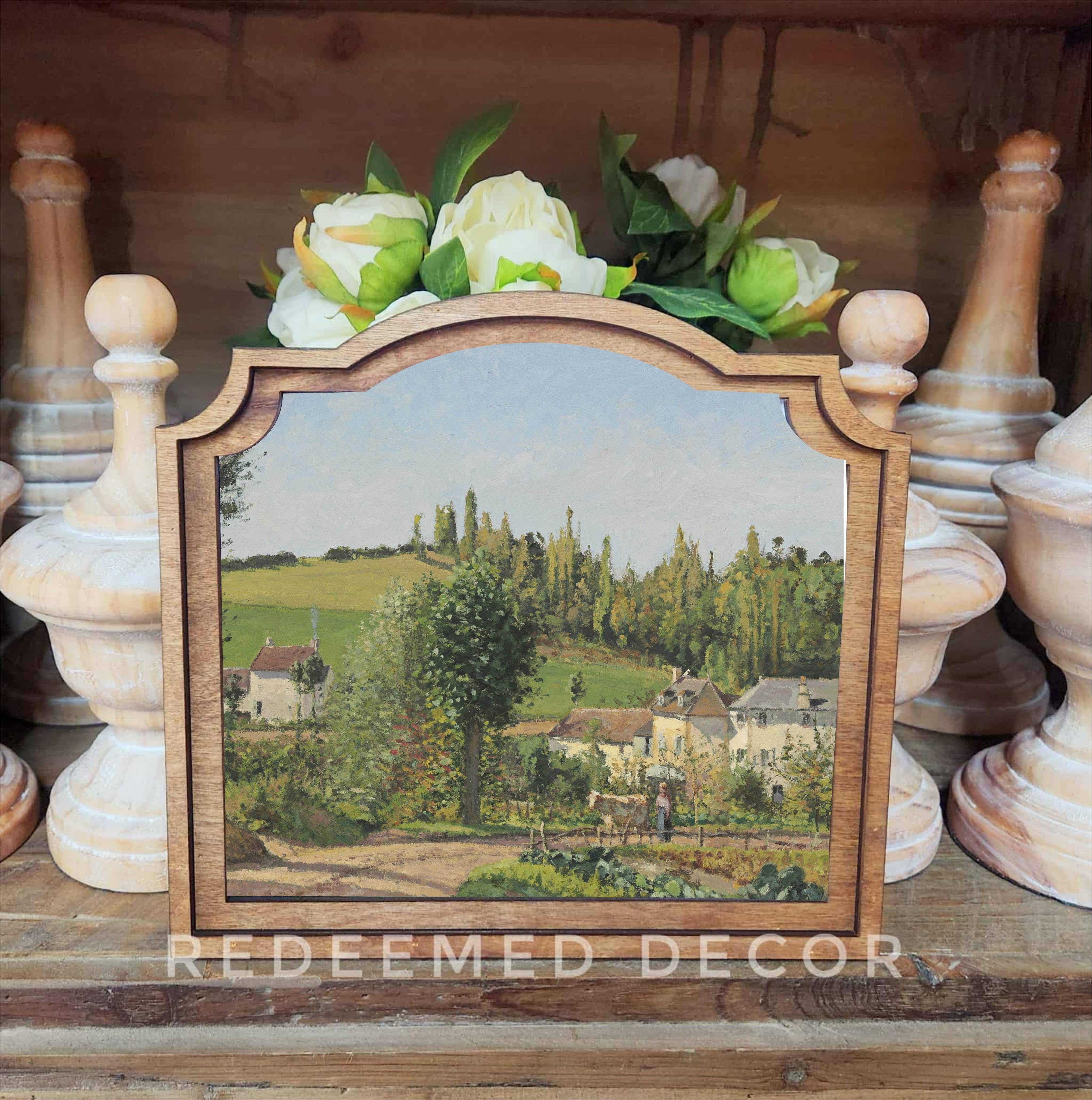 Redeemed Decor – Engroshandel Bordpynt – Provinsiel Vintage Landlig Indrammet Kunst