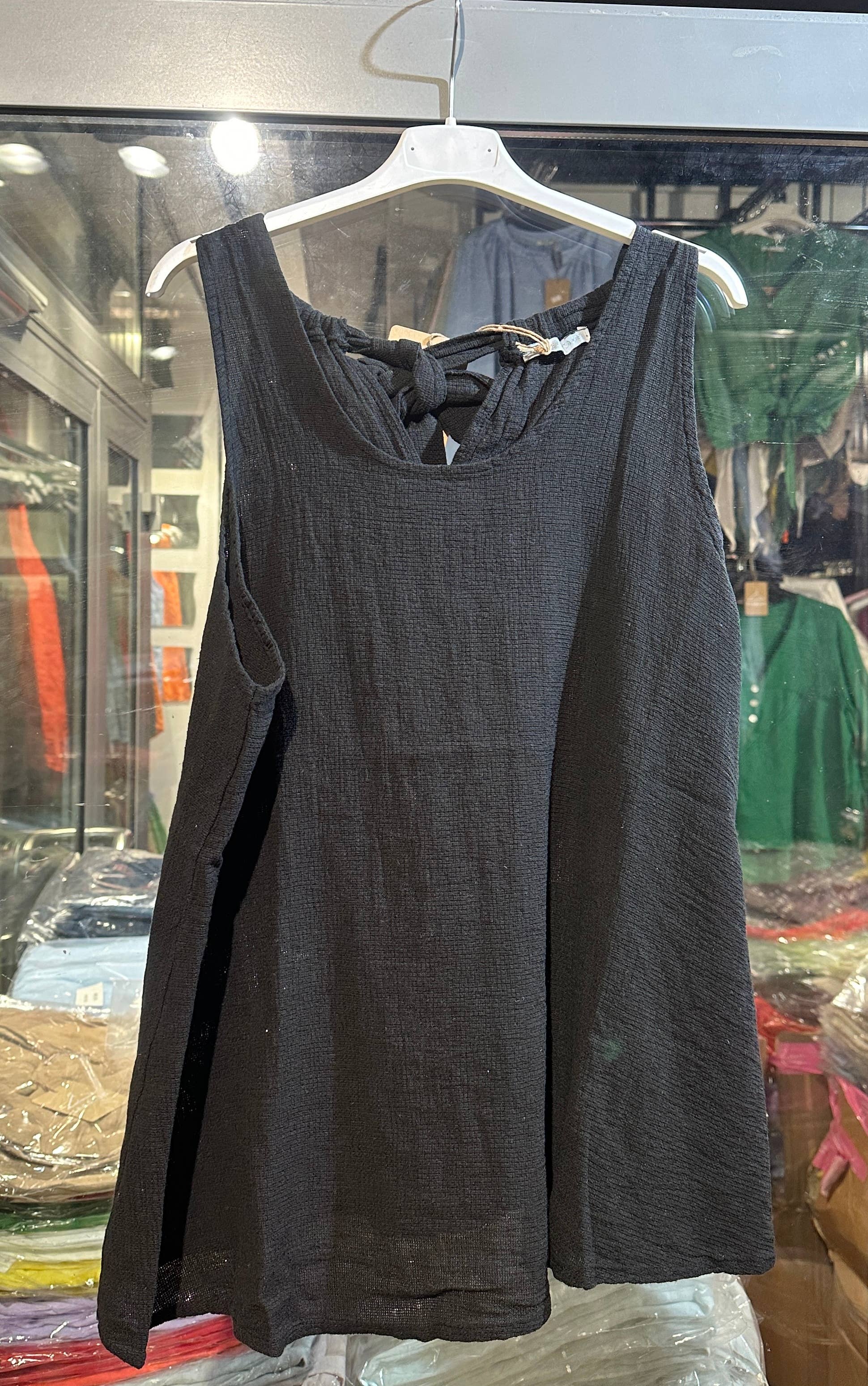 LÉA & LUC - Vente Débardeur – femme - Débardeur en 50% coton et 50% Lin REF. 916829