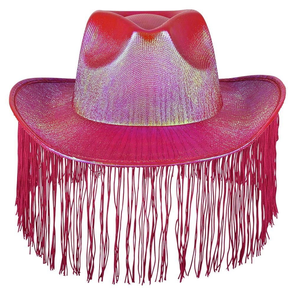 La Luna Bella - Toys - Wholesale Cowboy Hat - Women's - Colorful Cowgirl Hat With Tinsel 48ct - LLB Toys3
