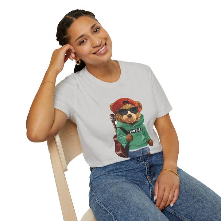 Swag Teddy Bear Unisex Softstyle T-Shirt for wholesale by FG Apparels