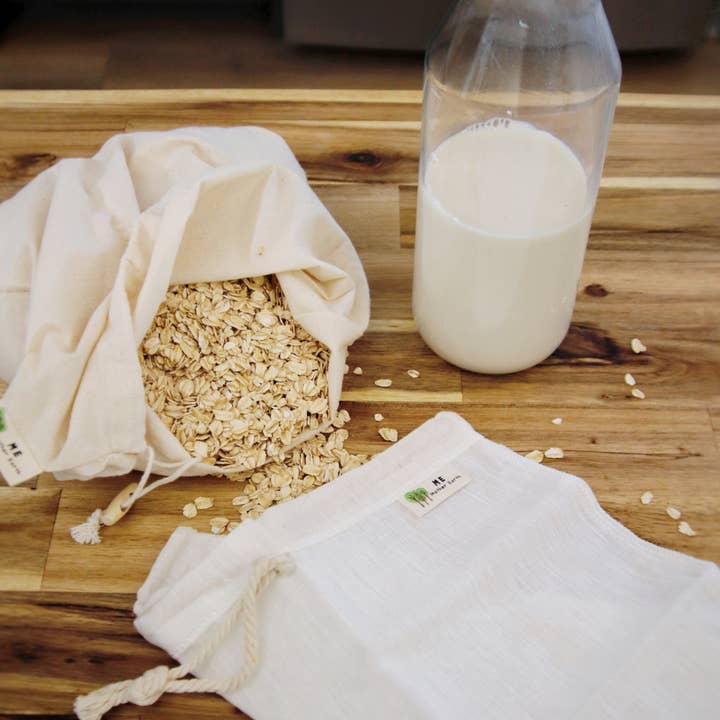 Me Mother Earth - Wholesale Food Storage Wrap/Bag - Organic Hemp Cotton Nut Milk Bag1