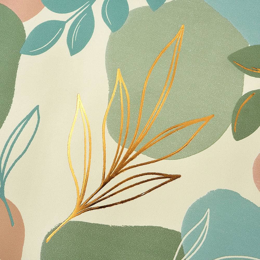 Paper Source Wholesale - Wholesale Flat Wrap - Neutral Greenery Stone Wrapping Paper3