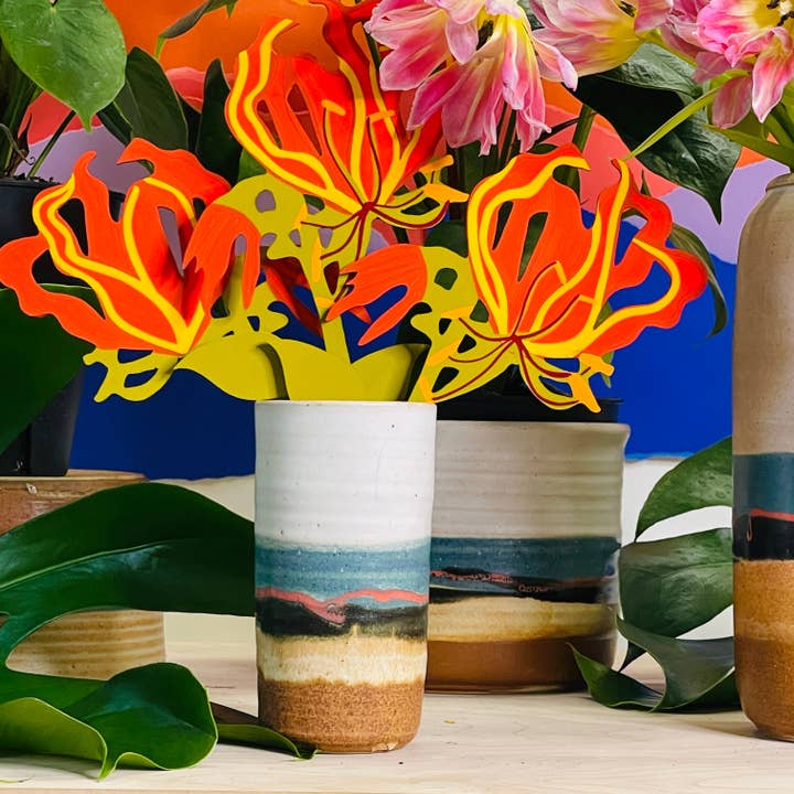 FOREVER FLOWER - GLORIOSA LILY for wholesale by Cosmic Peace Studio