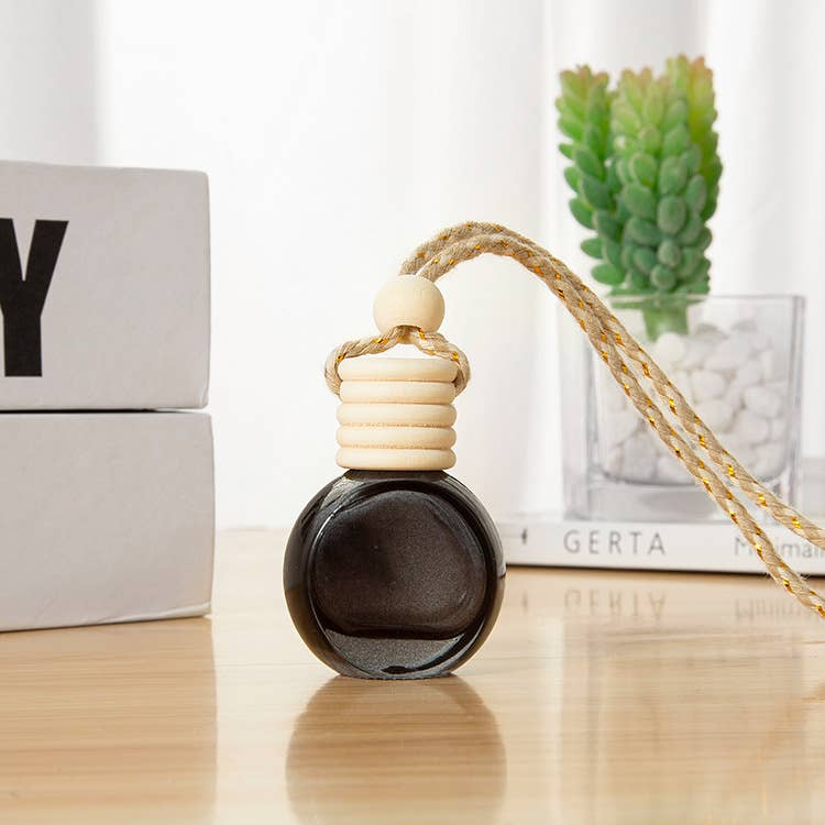 Candles Meta - Vente Désodorisant pour voiture – unisexe - Bouteille suspendue vide ronde colorée pour désodorisant de voiture 10 ml7