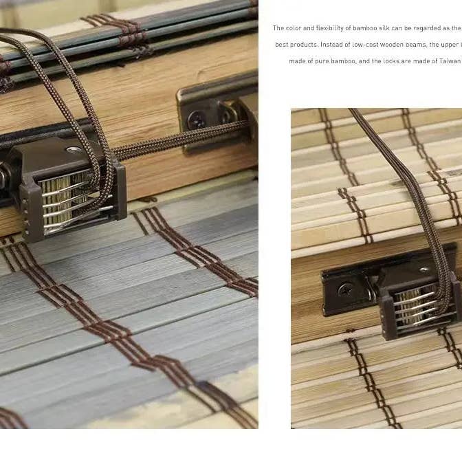 everythingbamboo - Wholesale Curtain - Custom Made Tortoiseshell Bamboo Blind Bamboo Curtain Bamboo Screen Rolling Blinds Panel Privacy Customization Size13