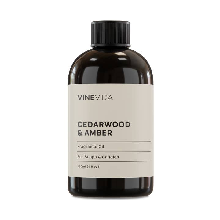 Cedarwood & Amber Duftolie for engroshandel hos VINEVIDA