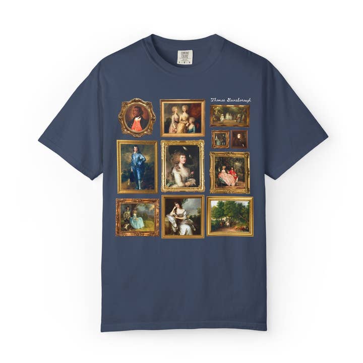 T-shirt de História da Arte de Thomas Gainsborough por atacado de Opal and June