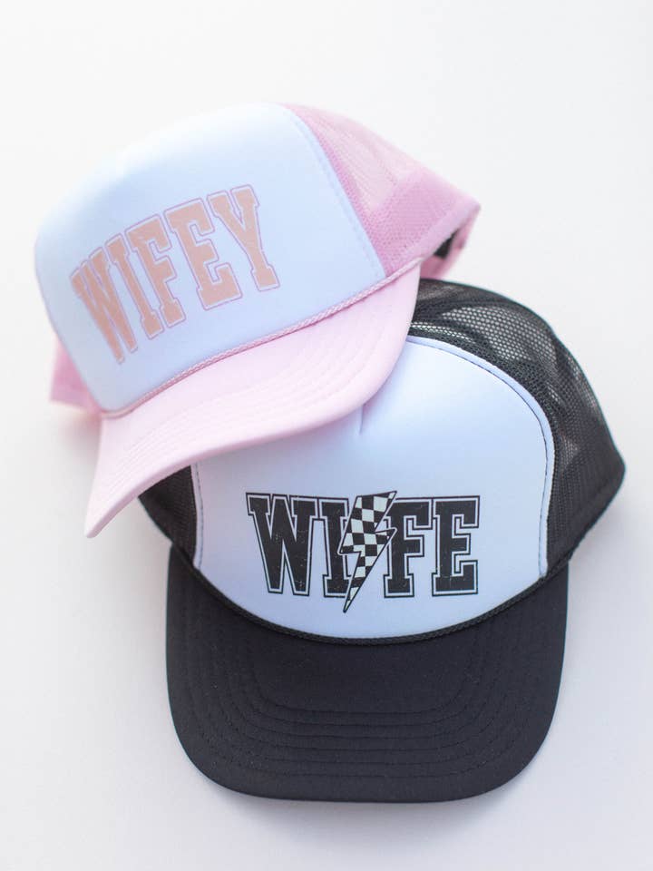 Wifey Wife Trucker Hat Cap for wholesale by Space 46 Wholesale
