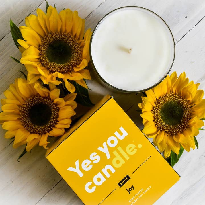 Joy Yes You Vela para venta al por mayor de Bianchi Candle Co